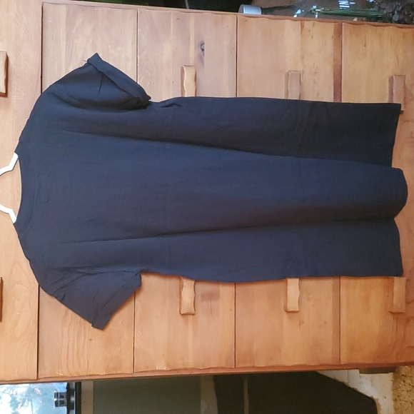 🥳HP🥳 NWT Madewell: Tina T-shirt Dress, true black - Picture 5 of 6